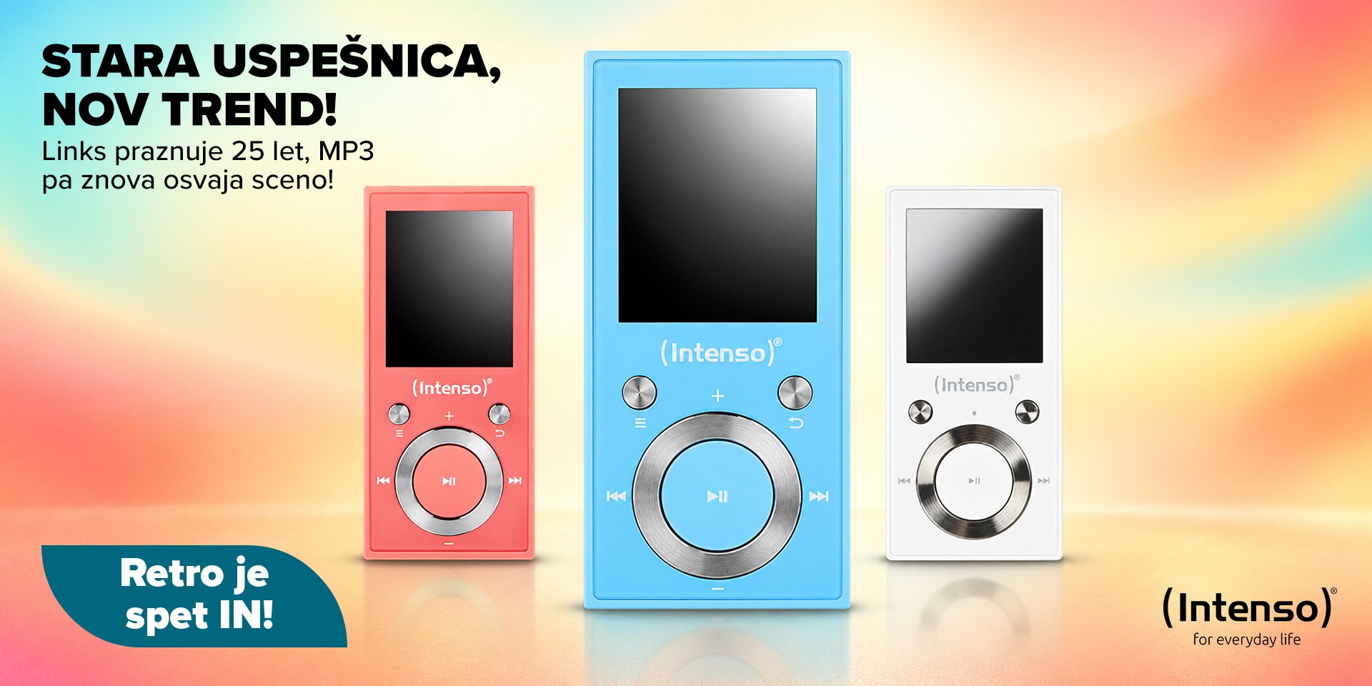 Intenso MP3 player - novo v ponudbi